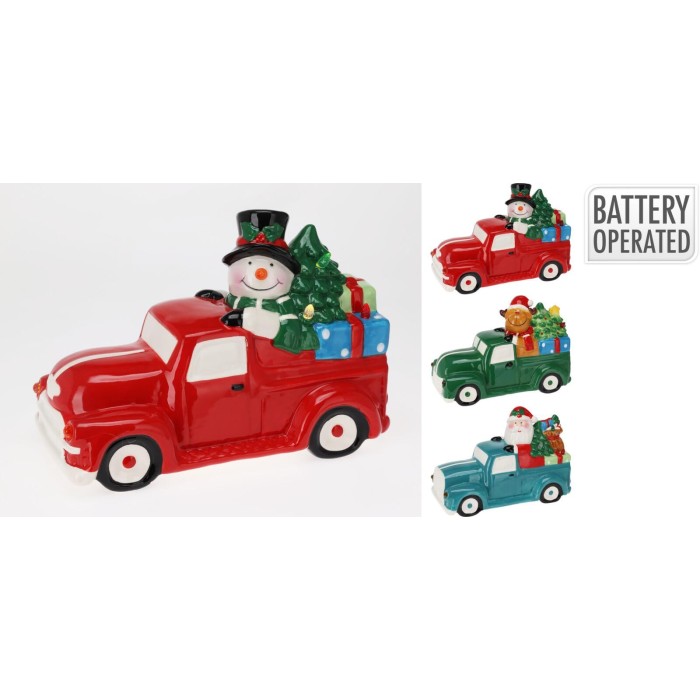 AUTO NATALIZIA 27CM CON LED 3A